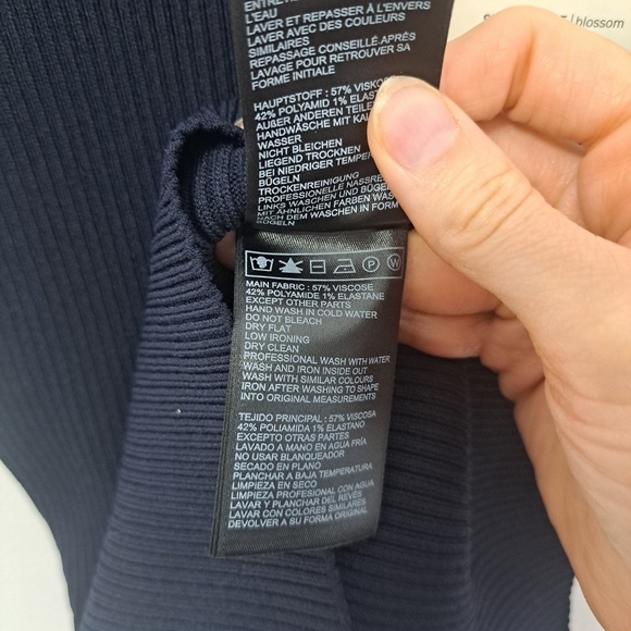 Ba&sh Tami Jumper Marine XS NWT - Picture 10 of 11